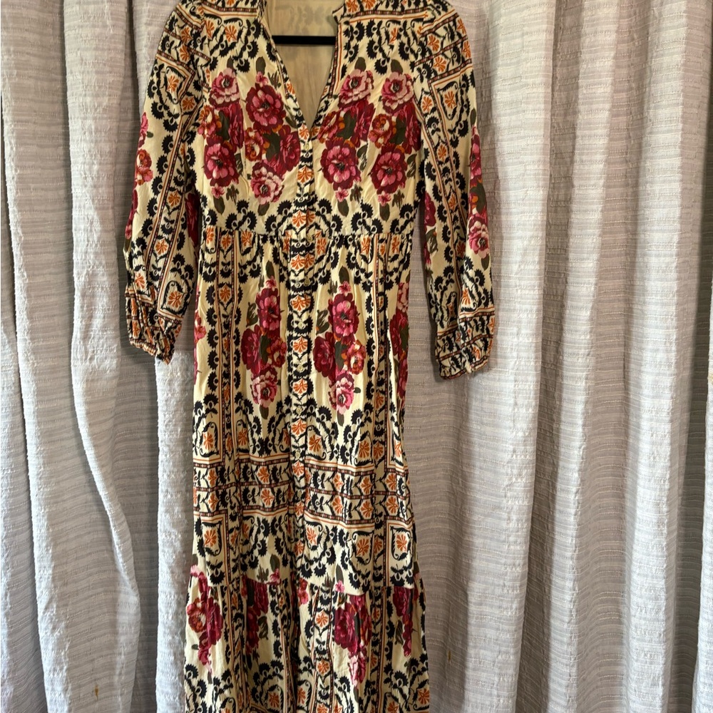 Floral Patterned Maxi Dress